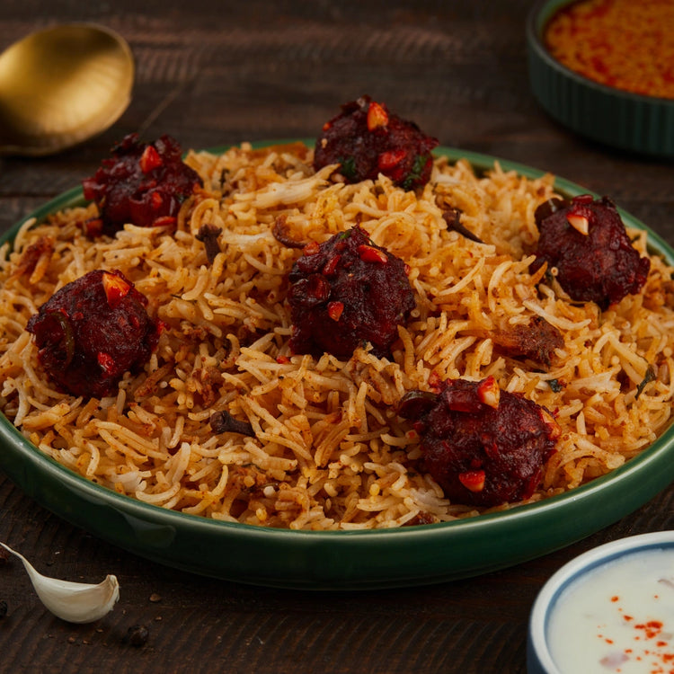 Veg Manchurian Biryani